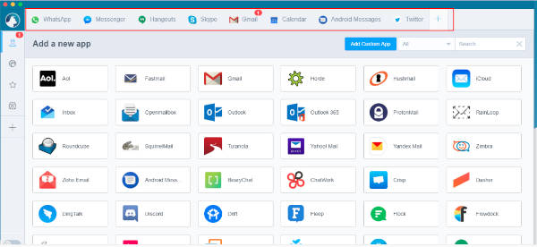Rambox apps